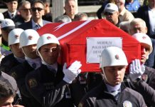 Polis Memuru Deniz Çakıcı İçin Tören Düzenlendi