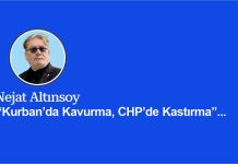 “Kurban’da Kavurma, CHP’de Kastırma”