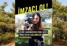 Af Örgütü’nden Esra Işık İçin Acil Eylem Çağrısı